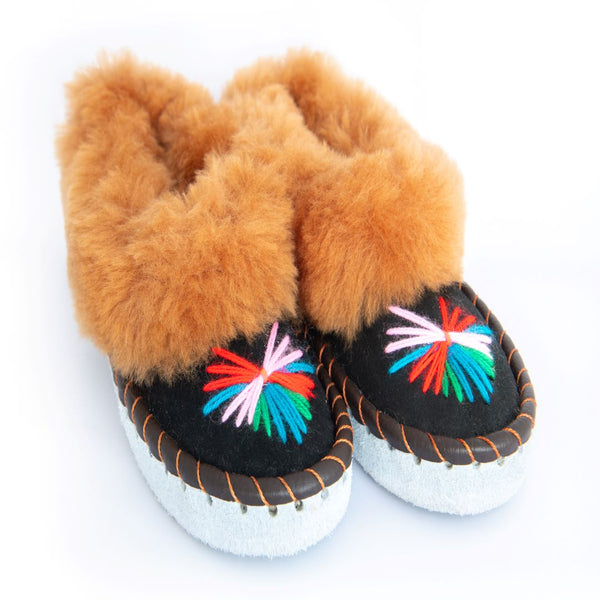 Women's Polish Sheepskin Slippers