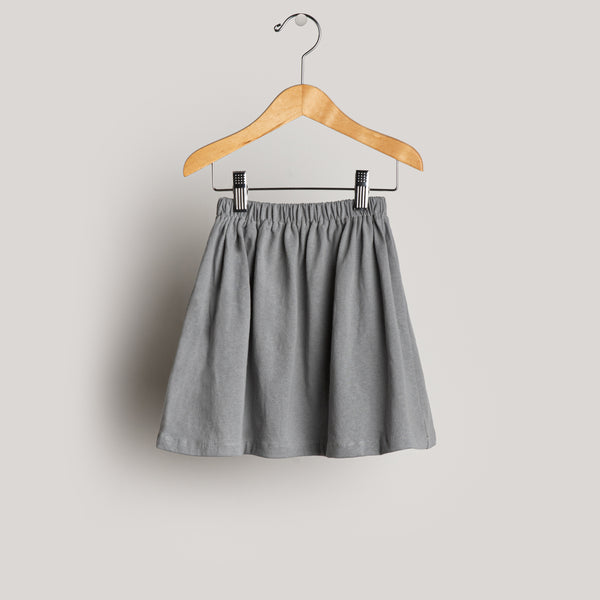 Cutie Cotton Grey Skirt