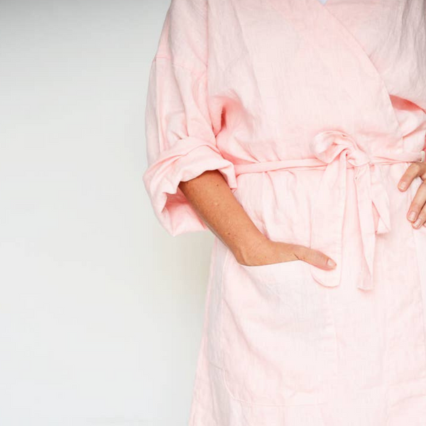 Lovely Linen Lounge Robe