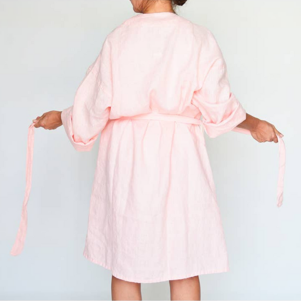 Lovely Linen Lounge Robe