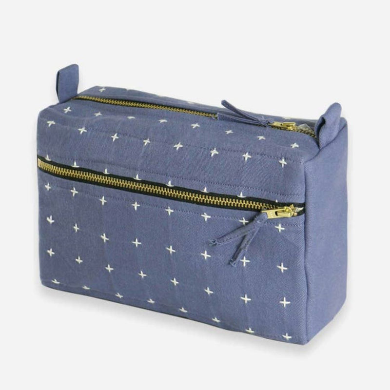 Cross Stitch Toiletry Bag for Women